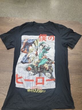 My Hero Academia Funimation Black Graphic tee Small